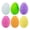 Multicolor, variant on HOARBOEG 2.55in Velvet Easter Eggs Multicolor Foam Spring Decorations Modern Glossy Finish for Centerpiece Wreath Mantel Table Holiday Display