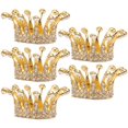 thumbnail image 1 of Nail Brush Holder Retro Manicure Pen Rack Golden Alloy 5PCS, 1 of 1