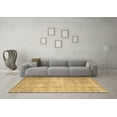 thumbnail image 3 of Ahgly Company Indoor Round Abstract Brown Contemporary Area Rugs, 8' Round, 3 of 4