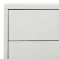 thumbnail image 5 of Safavieh Lyla 2-Drawer Mid-Century Retro Night Stand, Grey/Silver, 5 of 11