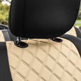 thumbnail image 3 of TLH Beige Front Neoprene Waterproof Custom Fit Seat Covers for 2018-2021 Jeep Wrangler JL 4DR, 3 of 5