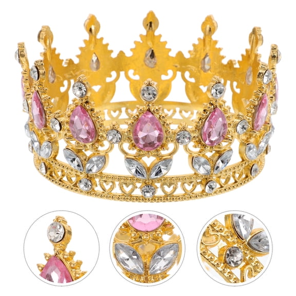 WHAMVOX Bridal Headpieces For Birthday Exquisite Wedding Crown For Bride Rhinestone Hair Accessories Bride Hair Accessories Wedding