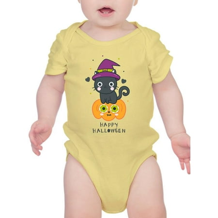 

Cute Kitten Witch Hat Bodysuit Infant -Image by Shutterstock 18 Months