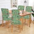 thumbnail image 2 of Yayeee 2 Pack Dining Chair Covers Stretch Parson Chairs Slipcovers Seat Protector, Christmas Cookies, 2 of 6