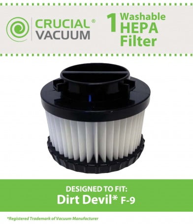 Replacement Dirt Devil F9 Vacuum HEPA Filter Part #3DJ0360000 2DJ0360000 