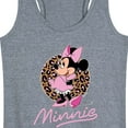 thumbnail image 3 of Mickey & Friends - Minnie Leopard Print - Women's Racerback Tank Top, 3 of 5