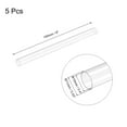 thumbnail image 2 of Uxcell Plastic Pipe Rigid Round Tube Clear 0.4" ID x 0.43" OD x 6" High Impact for Lighting Models Water Plumbing 5Pcs, 2 of 7