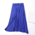thumbnail image 5 of Women's Solid Color Elastic Waist Half Length Skirt - Soft Polyester, Modifies Leg Lines, Suitable for Summer, Hand Washable, Sizes L and XL, 5 of 5