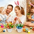 thumbnail image 2 of Yinkuu Easter Decoration Creative Potted Easter Egg with Chichen Mini 4.3*2.8in Spring Home Decor, 2 of 15
