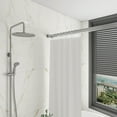 thumbnail image 3 of Naiture 60'' Stainless Steel Double Straight Shower Curtain Rod, Brushed Nickel Finish, 3 of 9