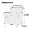 thumbnail image 3 of ATJIA Stretch Chair Covers 1-Piece Soft Banquet Armchair Covers Washable Chair Slipcovers for Living Room Office, 3 of 10