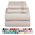 thumbnail image 1 of Nestl Juego de Sábanas Tamaño Queen, Suaves Al Instante, 4 Piezas, Lujo Microfibra Suave para Cama Lino, 1 of 13