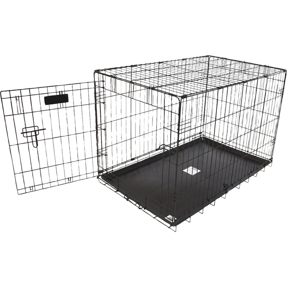 Aspen Pet Single Door Wire Dog Kennel, Medium, 36"L