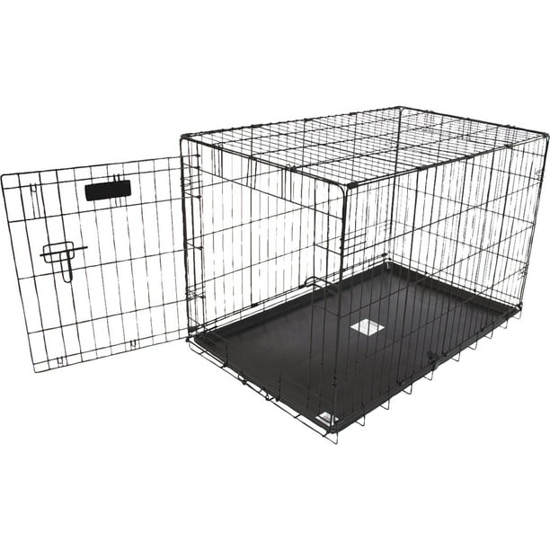 Aspen Pet Single Door Wire Dog Kennel, Medium, 36"L