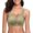 Green, variant on Sngxgn Sports Bras for Women Seamless Comfortable Yoga Bra with Pads(Green,M)