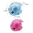 thumbnail image 3 of Billuyoard Juguetes de baño para bebés, iluminación LED divertida, juguete colorido para bañera, juguete flotante para niños, regalo de cumpleaños Juegos de accesorios de baño Rojo Billuyoard HA077902-01, 3 of 6
