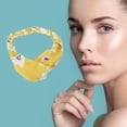 thumbnail image 3 of Unique Bargains 1 Pc Fashion Lily Pattern Cross Elastic Hairband for Women Yellow, 3 of 6