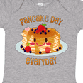 thumbnail image 4 of Inktastic Pancake Day Everyday- smiling stack of pancakes Boys or Girls Baby Bodysuit, 4 of 5