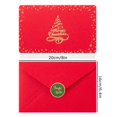 thumbnail image 1 of 3 juegos de tarjetas de felicitación de bronceado de negocios Tarjetas pequeñas de bricolaje de Navidad Invitaciones de fiesta de Navidad Deseos de vacaciones Feliz Navidad gracias conjunto de tarjeta, 1 of 4
