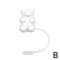 thumbnail image 7 of 1pc Cute Bear Straw Cover For 30&40 Cups 10mm Dustproof Straw Topper For Girls Splashproof Char Straw Accessories, 7 of 7
