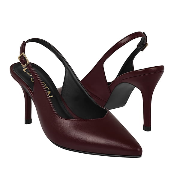 TACONES MUJER CLASBEN AURA SIMIPIEL VINO