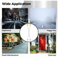 thumbnail image 6 of 5 PCS Solar Powered Driveway Markers, Solar Warming Landscape Lights, Red Solar Outdoor Driveway Lights, Landscape Driveway Reflectors on Poles for Snow Road Yard, 6 of 6