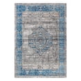 thumbnail image 6 of JONATHAN Y 5 x 8 Area Rug, Anatolia Vintage Medallion - Peacock Blue/Gray, RES109A-5, 6 of 8