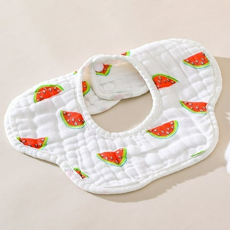 

DDWD Slippery towel 8 layers baby cotton products baby bib children petal bib newborn gauze saliva towel