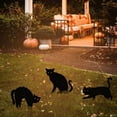 thumbnail image 4 of Halloween Black Cat Yard Signs with Stakes Scary Silhouette Halloween Decorations for Outdoor Yard Lawn Garden Halloween Decor, 4 of 5