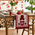 thumbnail image 2 of Décoration de Table de la Saint-Valentin Drapeau de Table Fleur Fête Cuisine Salon Nappe Décorative Impression Lin Nappe de Table à Thé, 2 of 8