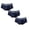 Navy 3PCS, variant on Men's Briefs Underwear Silky Bikinis Thongs No Fly Pouch Moisture-Wicking Ice Silk Underpants for Men 3 Pack