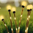 thumbnail image 1 of Firefly Lawn Lamp 2 Modos 6LED Solar Ground Plug Light 600mAh (Warm Light 1pc) Likrtyny Para estrenar, 1 of 9