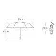 thumbnail image 4 of enjoywould Parapluie Pliant Compact de Voyage Protection UV Coupe-Vent Motif Rose Rétro Parapluie pour Extérieur, 4 of 8
