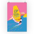 thumbnail image 3 of California, Life's a Ride Collection, Windsurfing, Life Is A Ride (16x24 Giclee Gallery Art Print, Vivid Textured Wall Decor), 3 of 3