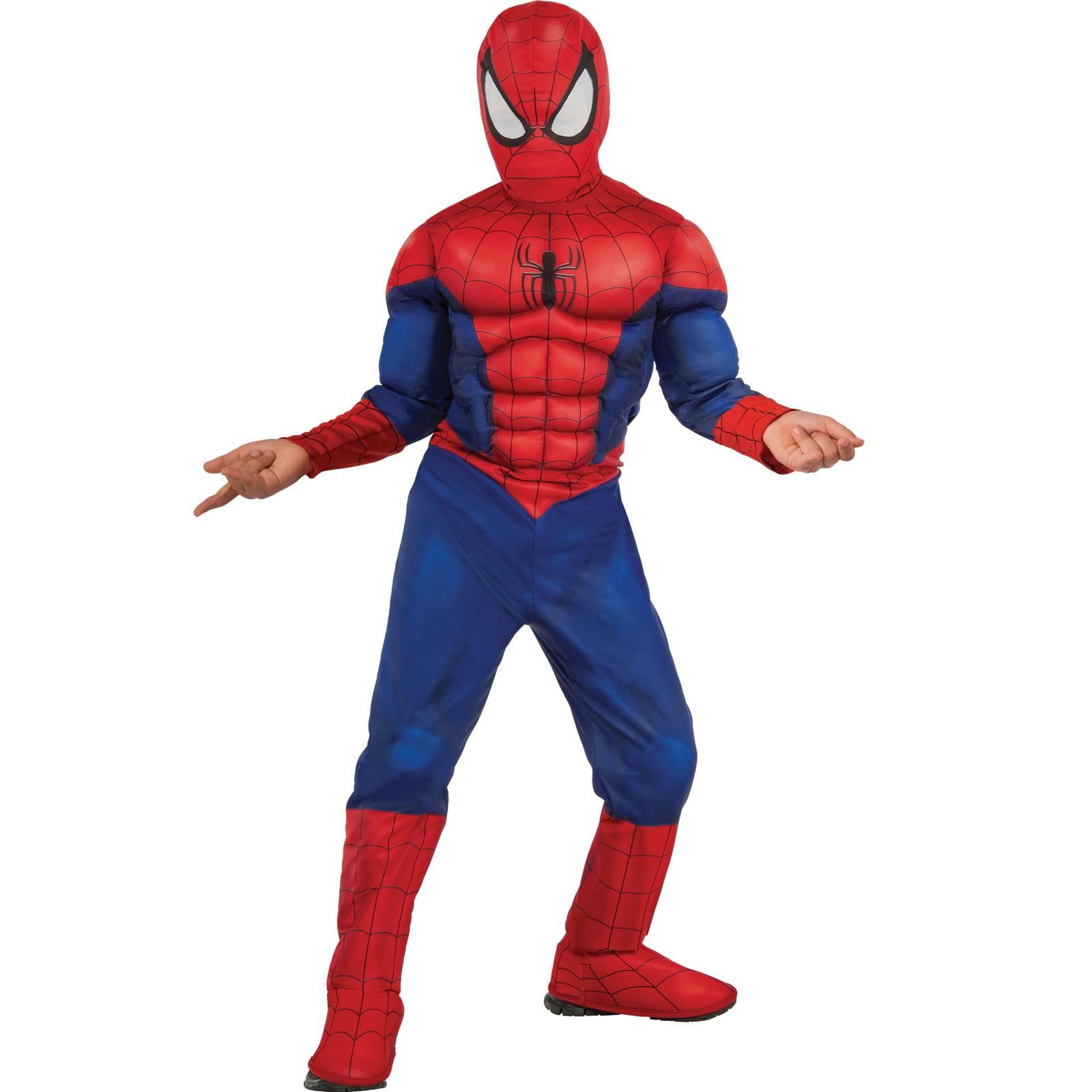 Super Hero Spiderman Cosplay Kids Boys Costume Fancy Dress Jumpsuit Outfits Suit 