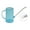 Blue, variant on Long Spout Watering Can with Sprinkler Nozzle Flower Planting Pots for Accurate Indoor and Outdoor Use Gardening Supply