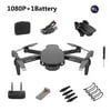 Rinhoo Electric Drone 2.4G Remote Control Drone Rechargeable Folding Quadcopter Flying Toy, Black, 1080P