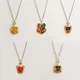 thumbnail image 2 of Collar de Hogwarts, accesorio de Cosplay, figura de Anime mágica de dibujos animados, Slytherin Gryffindor, cadena de Collar de Metal, colgante para el cuello, regalos, 2 of 5