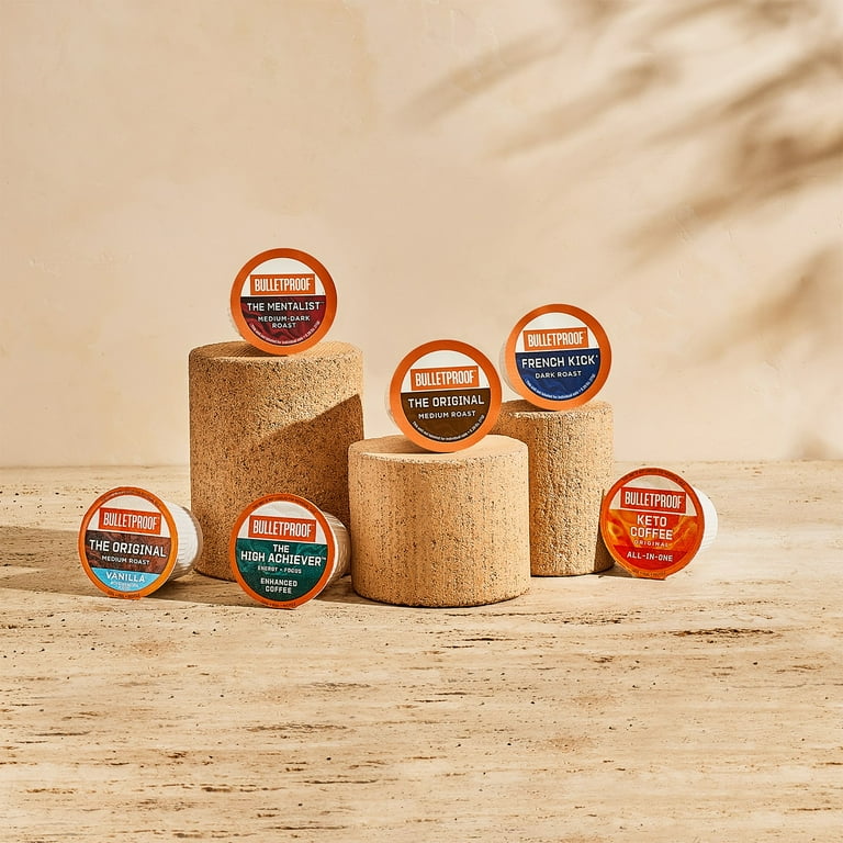 Bulletproof Original Medium Roast Coffee Pods, 24 Count, Single