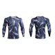 thumbnail image 2 of Soidarity Camisa delgada deportiva de manga larga de estilo informal de diseño Simple para hombre, camisetas estampadas de poliéster con cuello Uniforme atlético Trueno azul L Soidarity OD028984-06, 2 of 6