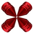 thumbnail image 1 of IDEANATEGRATE 4Ud Tapones De Para Neumáticos En Aluminio Rojo Para Accesorios De Carro, 1 of 6