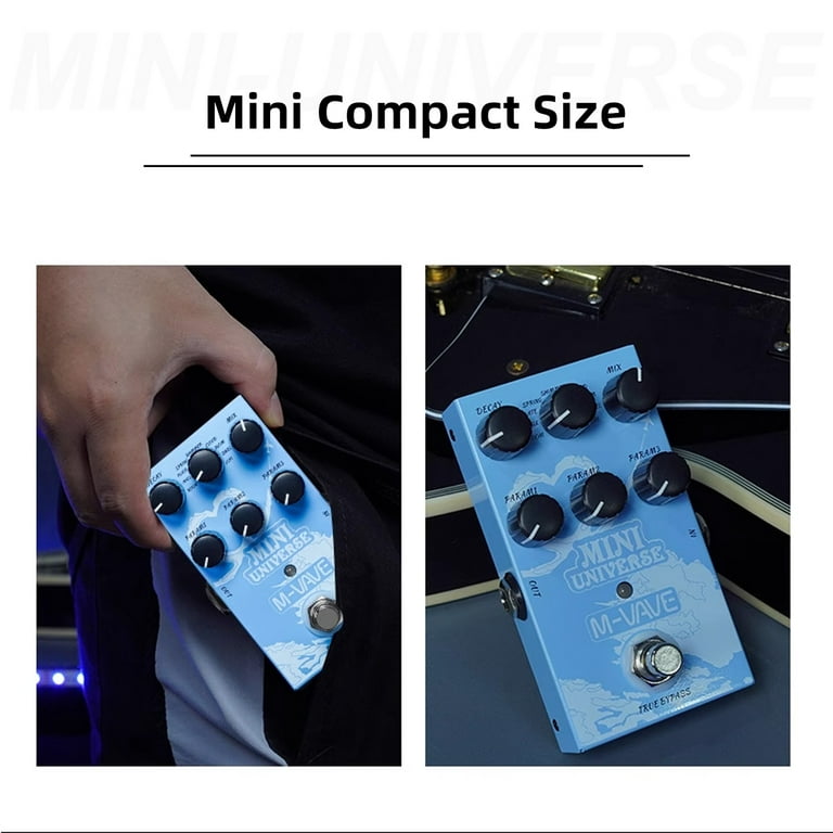 M-VAVE Mini Universe 9 Digital Reverb Electric Guitar