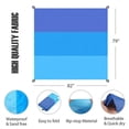 thumbnail image 3 of Cheers.US Beach Blanket, Picnic Blankets Waterproof Foldable, Lightweight Waterproof and sandproof Beach Mat, Portable Picnic Mat, Sand Proof Mat for Travel Blanket, 3 of 5