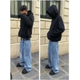 thumbnail image 5 of EMMIOL Men's Y2K Baggy Jeans Wide Leg Stretchy Denim Pants, Skater Striped Oversized Streetwear Casual Trousers, 5 of 6