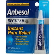 Anbesol® Regular Strength Oral Anesthetic Gel 0.33 oz. Pack