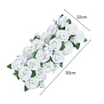 thumbnail image 5 of Sunjoy Tech Stage Road Flower Beautifully Create Atmosphere Simulated Realistic Fine Craftsmanship Decorative Non-fading Artificial Rose Backdrop Wedding Wall Decoration Party Supplies, 5 of 7