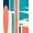 Teal Coral Navy, Pattern 9, variant on ODIKA 8'x10' Washable Area Rug Durable, Non-Slip Bathroom Ocean Wave Nautical Whale Starfish Beachy Accessories for Living Room, Under Sectional, Family