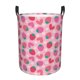 thumbnail image 1 of Fotbe Haear Strawberry Cesto de Ropa con Asas, Cesto Impermeable de Gran Capacidad, Bolsa de Lavado para Dormitorio, Cesto de Ropa con Ruedas y Asas-Small, 1 of 6