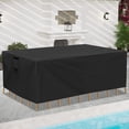 thumbnail image 5 of Durable Patio Sofa Set Covers, Rectangular Patio Table Cover Waterproof, Anti-UV Outdoor Furniture Set Cover,109" L x 83" W x 28" H, 5 of 6