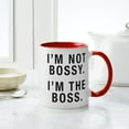 thumbnail image 4 of CafePress - I'm Not Bossy Mug - 11 oz Ceramic Mug - Novelty Coffee Tea Cup, 4 of 4